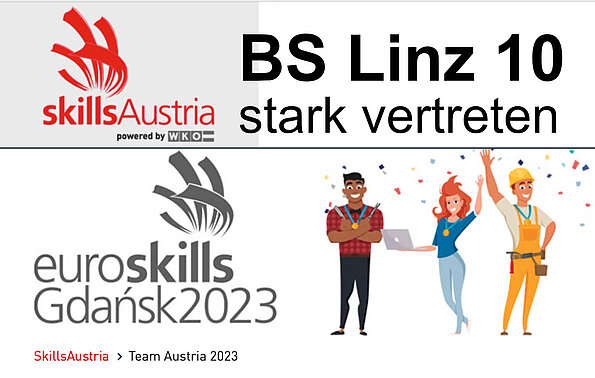 Absolventen BS Linz 10 bei Euroskills 2023